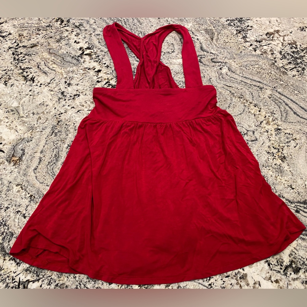 Torrid Super Soft Red Knit Top sz 0